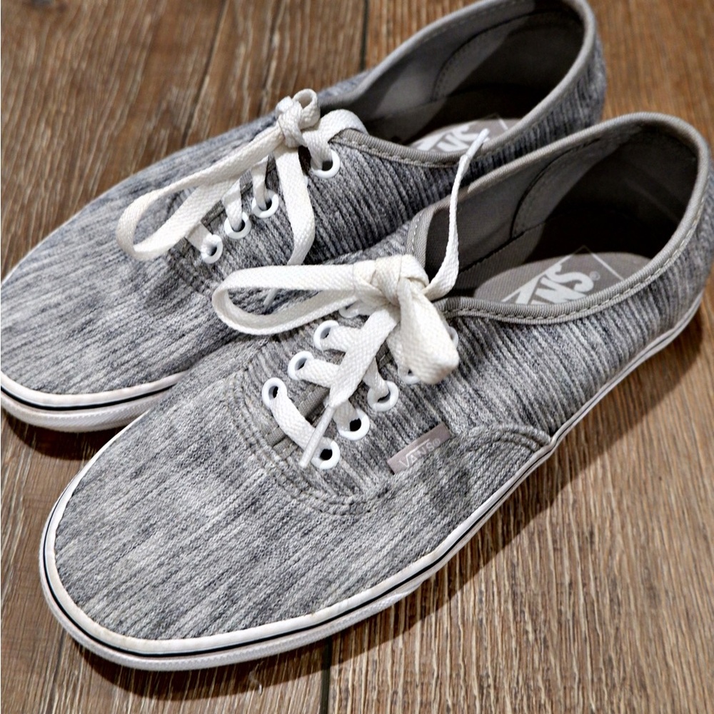 Vans Authentic Rib Knit In Gray/True White - image 1